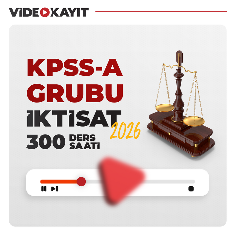 Farklı KPSS - KPSS A Grubu İktisat 2026 | Video Kayıt