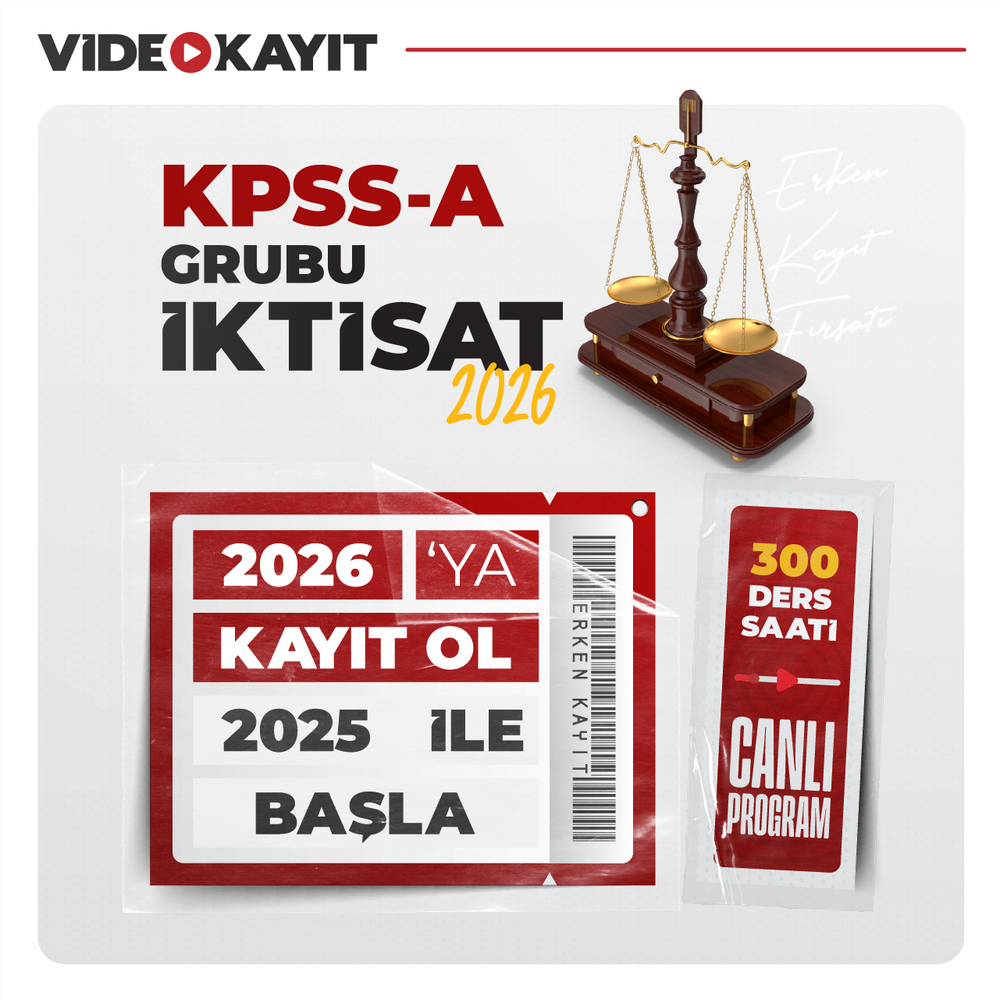 KPSS A Grubu İktisat 2026 | Video Kayıt