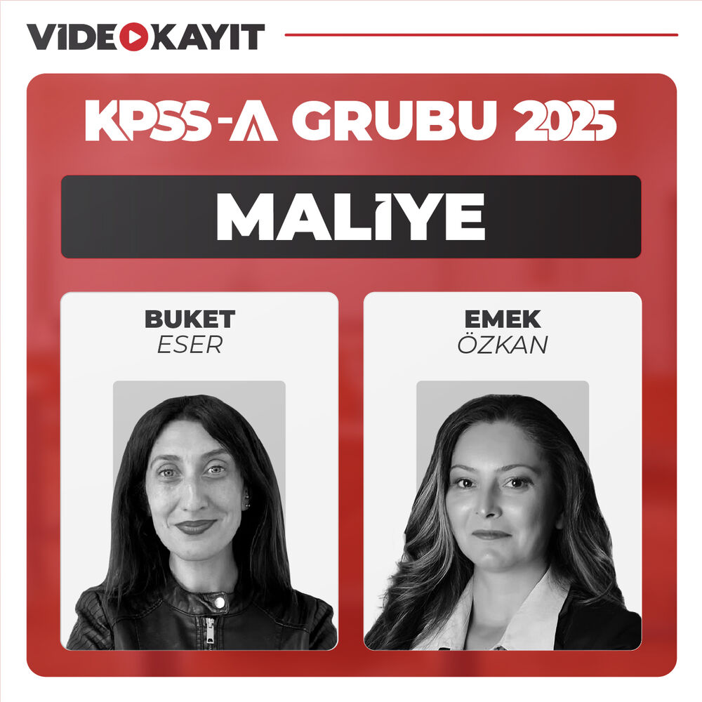 KPSS A Grubu Maliye 2025 | Video Kayıt