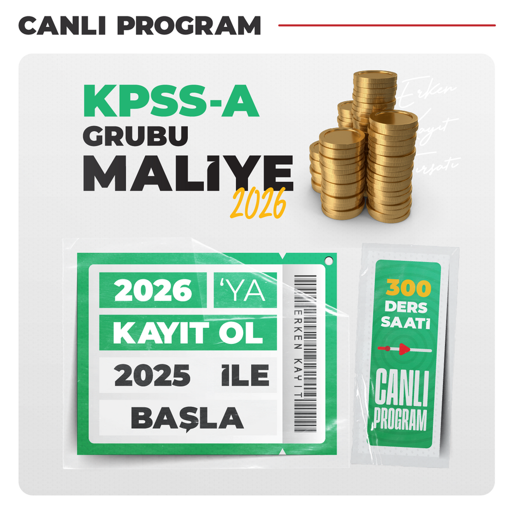KPSS A Grubu Maliye 2026 | Canlı Program