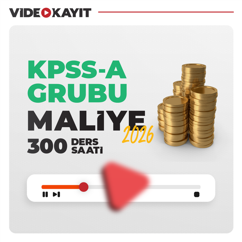 Farklı KPSS - KPSS A Grubu Maliye 2026 | Video Kayıt