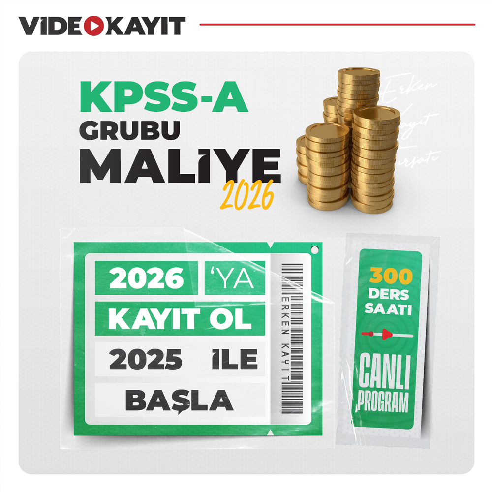 KPSS A Grubu Maliye 2026 | Video Kayıt