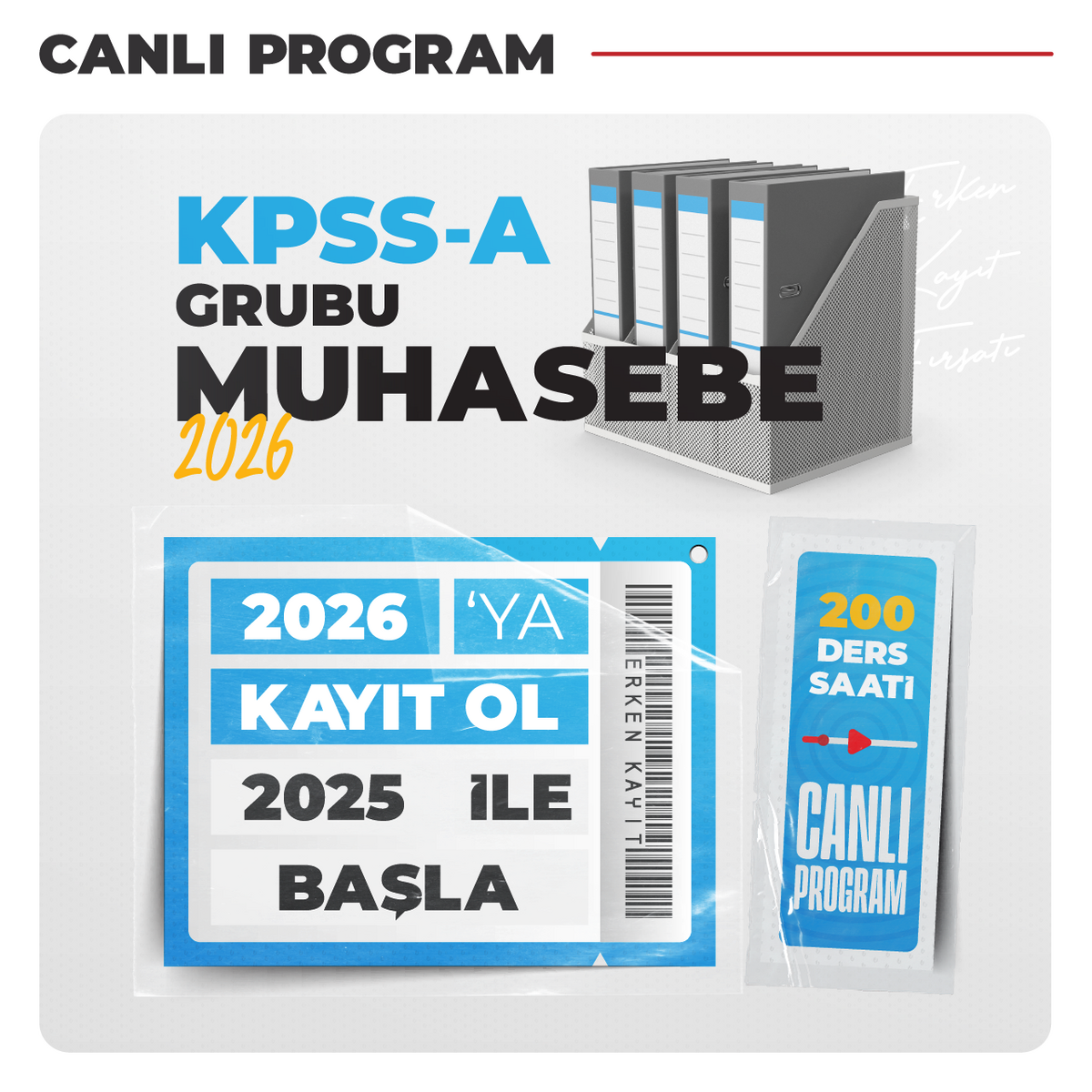 Kpss A Grubu Muhasebe 2026 | Canlı Program
