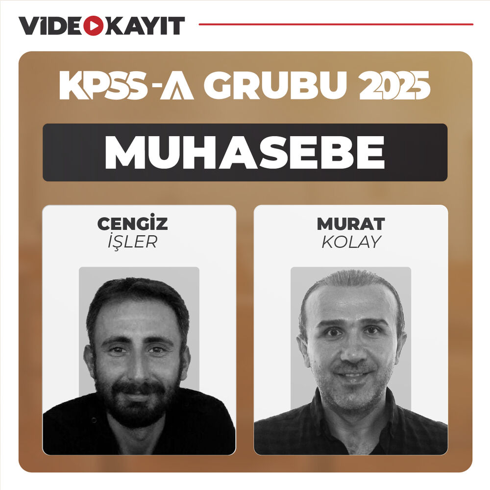 KPSS A Grubu Muhasebe 2025 | Video Kayıt