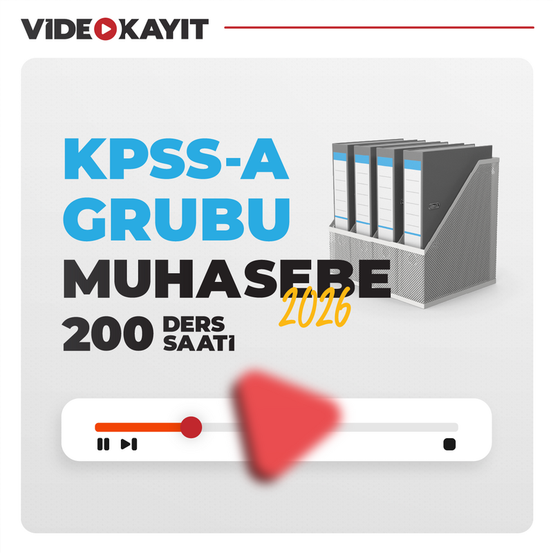 Farklı KPSS - KPSS A Grubu Muhasebe 2026 | Video Kayıt