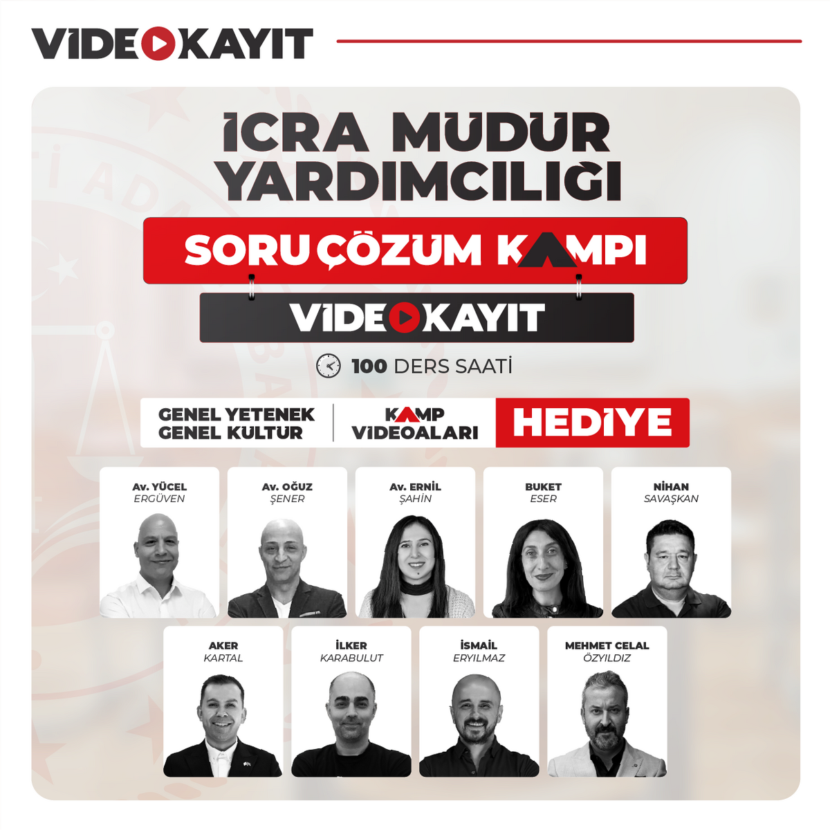 İcra Müdür Yardımcılığı Sınavı Soru Çözüm Kampı | Video Kayıt