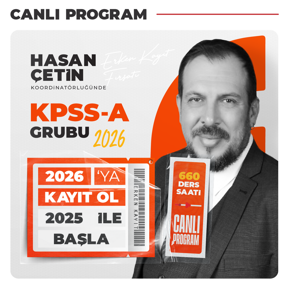 KPSS A Grubu Tüm Dersler 2026 | Canlı Program