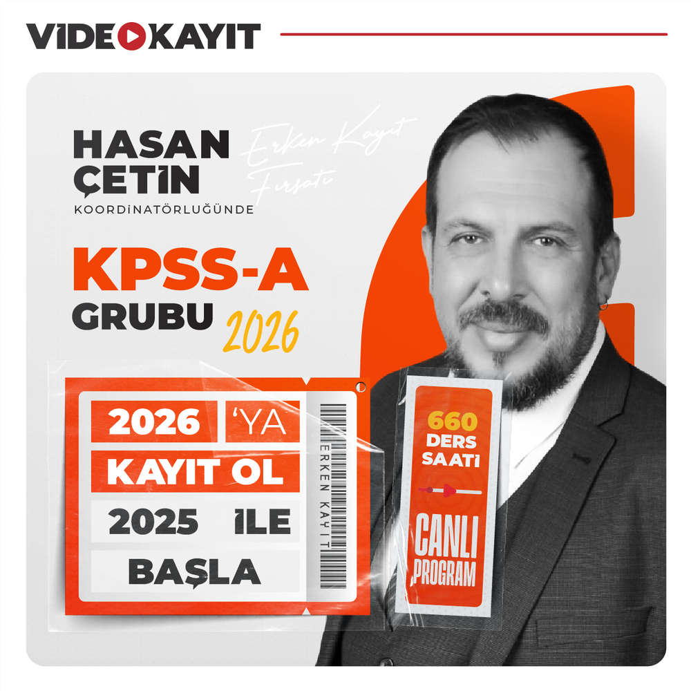 KPSS A Grubu Tüm Dersler 2026 | Video Kayıt