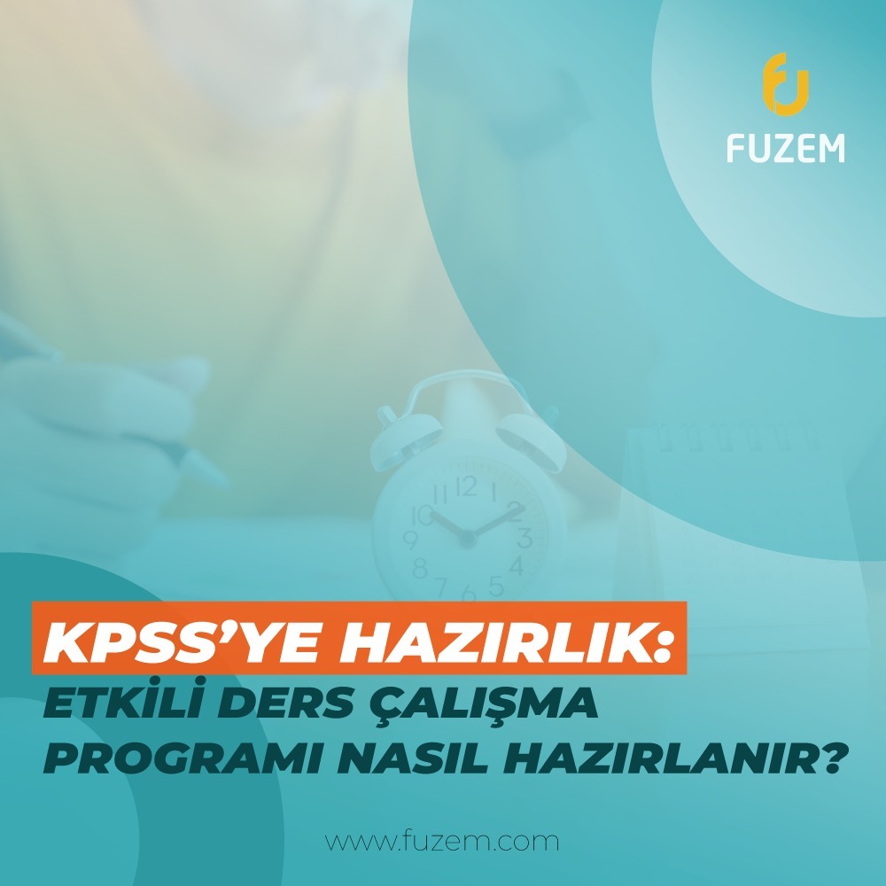 KPSS'ye Hazırlık: Etkili Ders Çalışma Programı Nasıl Hazırlanır?