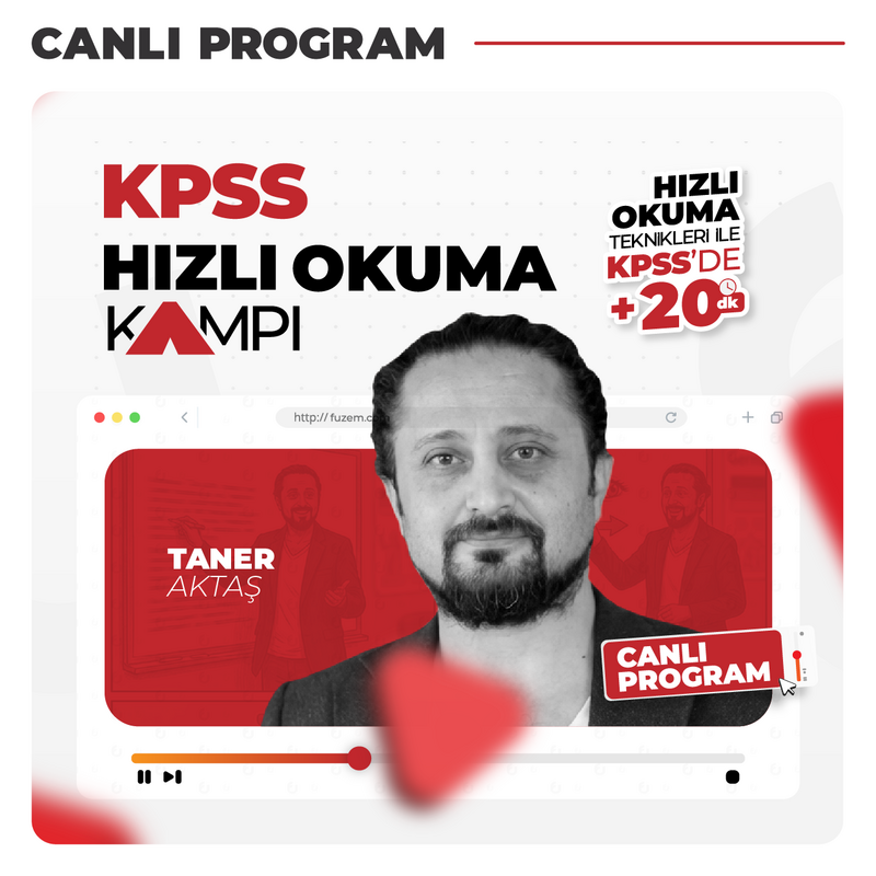 Farklı KPSS - KPSS Hızlı Okuma Kampı | Canlı Program