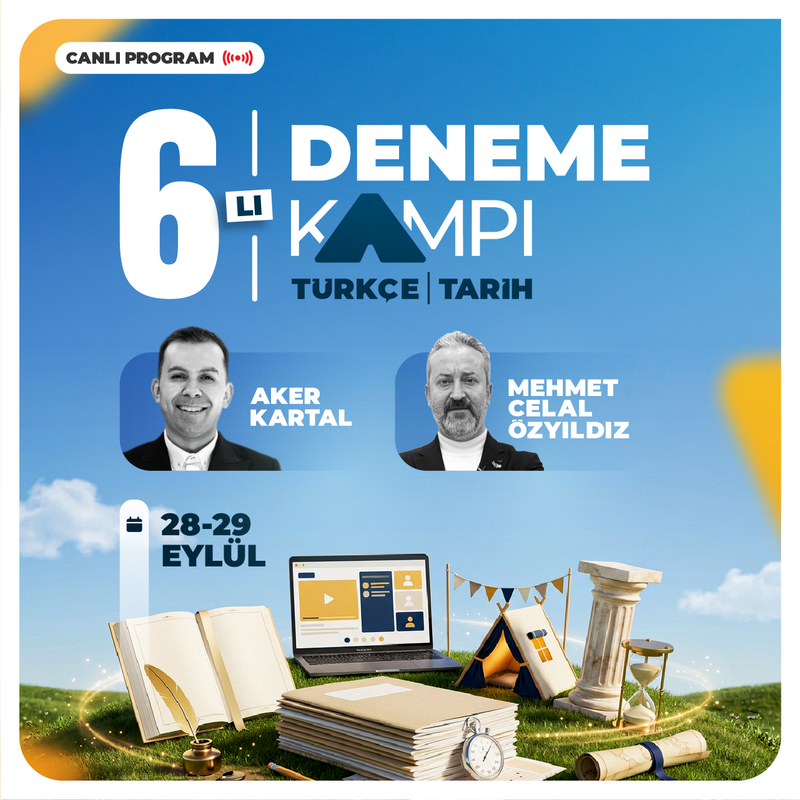 Farklı KPSS - KPSS Ön Lisans / Ortaöğretim 6'lı Deneme Kampı | Canlı Program
