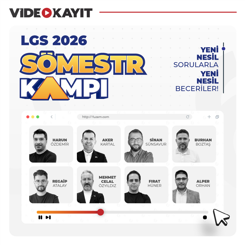 Farklı LGS - LGS 2026 Sömestr Kampı | Video Kayıt