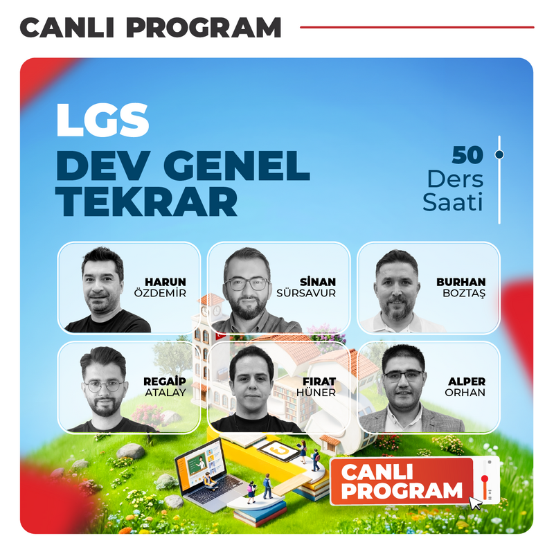 Farklı LGS - LGS Dev Genel Tekrar | Canlı Program