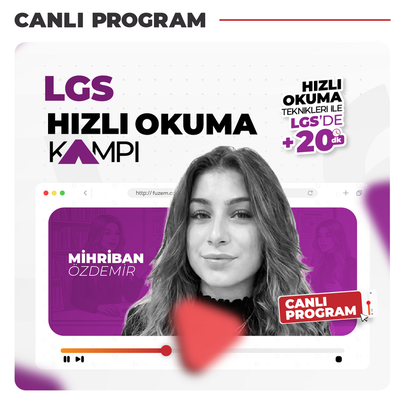 Farklı KPSS - LGS Hızlı Okuma Kampı | Canlı Program