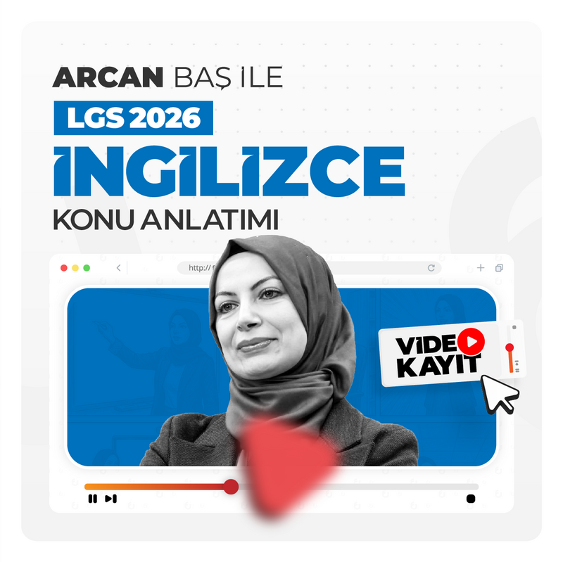 Farklı YKS - LGS 2026 İngilizce Konu Anlatımı | Video Kayıt