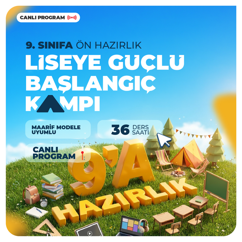 Farklı YKS - Liseye Güçlü Başlangıç Kampı | Canlı Program