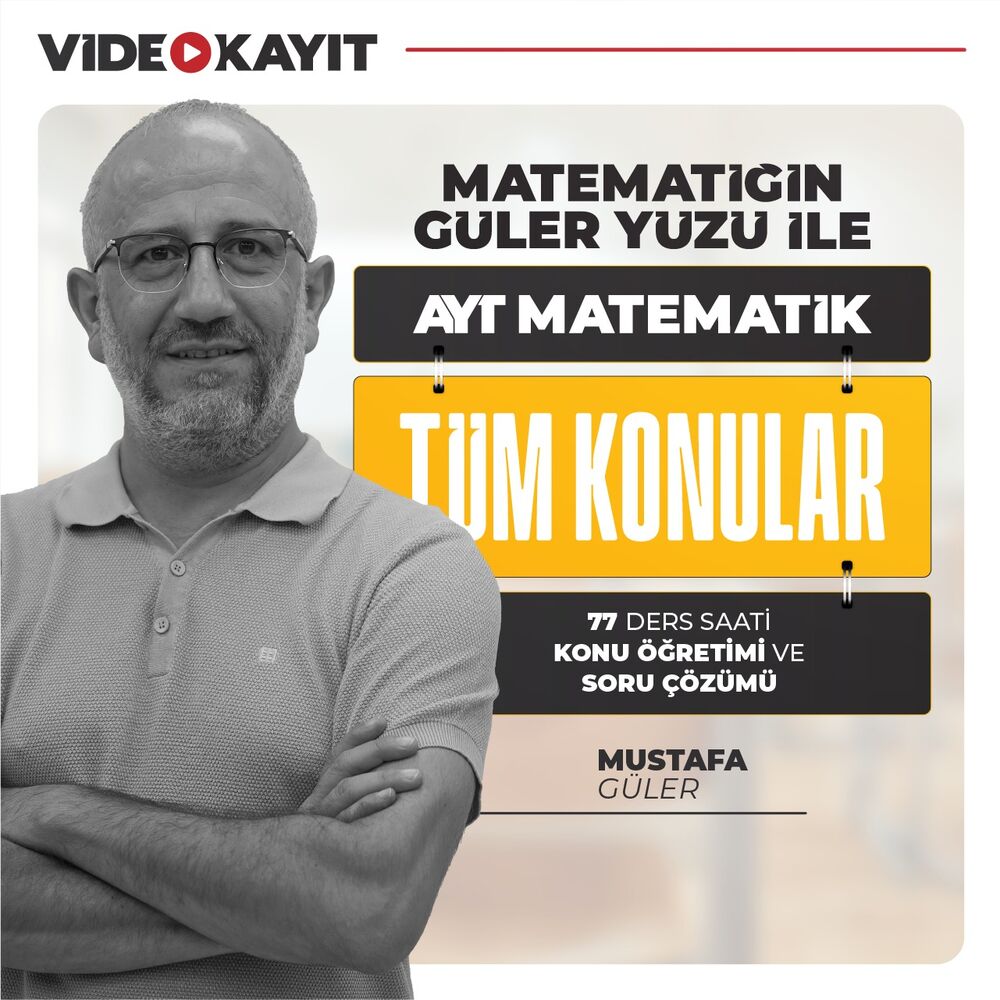 Matematiğin Güler Yüzü ile AYT Matematik | Tüm Konular Video Kayıt