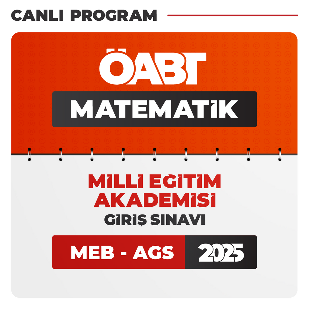 Matematik ÖABT + AGS 2025 | Canlı Program