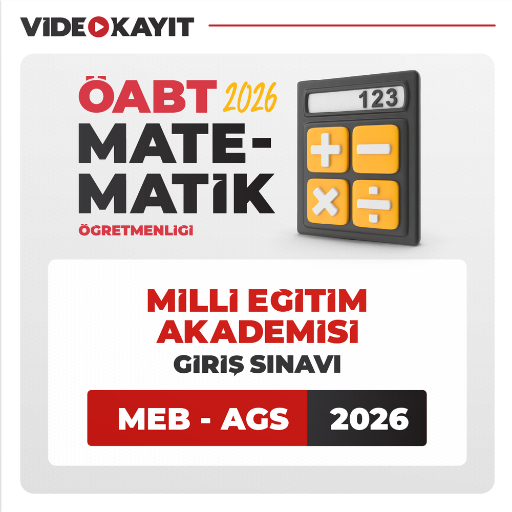 Matematik ÖABT + AGS 2026 | Video Kayıt