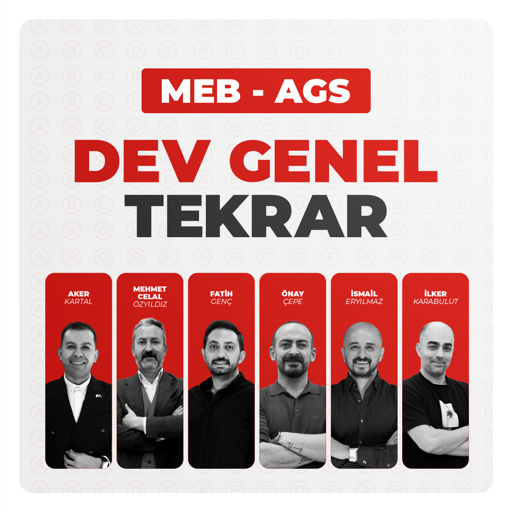 MEB AGS 2025 DEV Genel Tekrar | Canlı Program