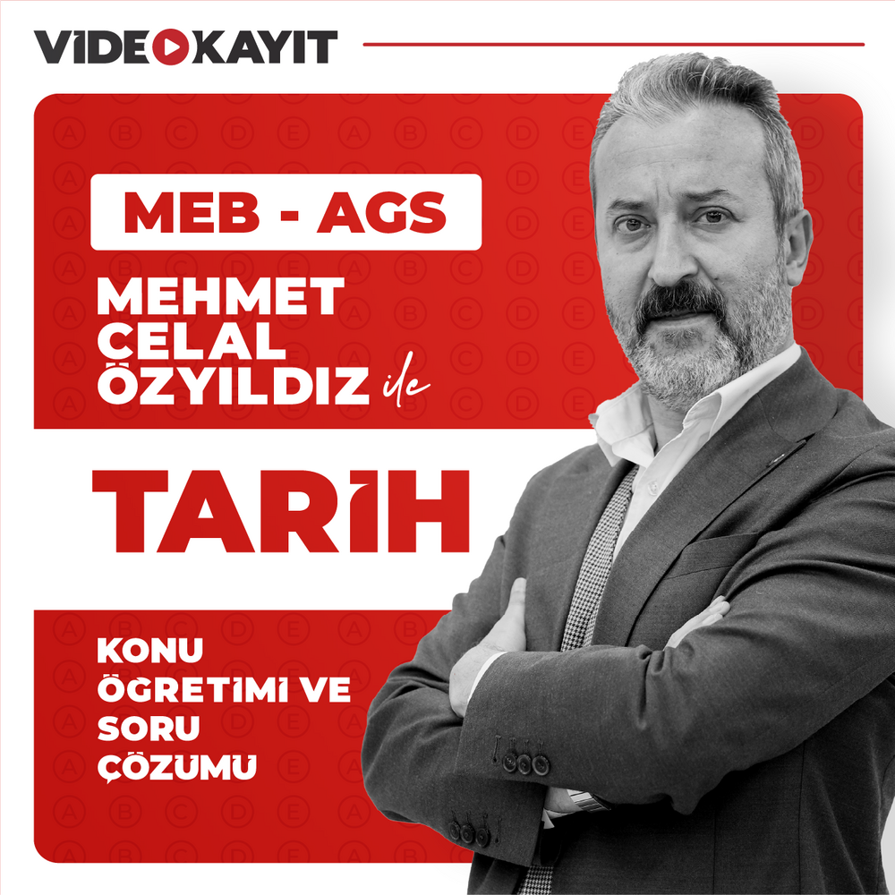 Mehmet Celal ÖZYILDIZ ile MEB AGS 2025 Tarih | Video Kayıt