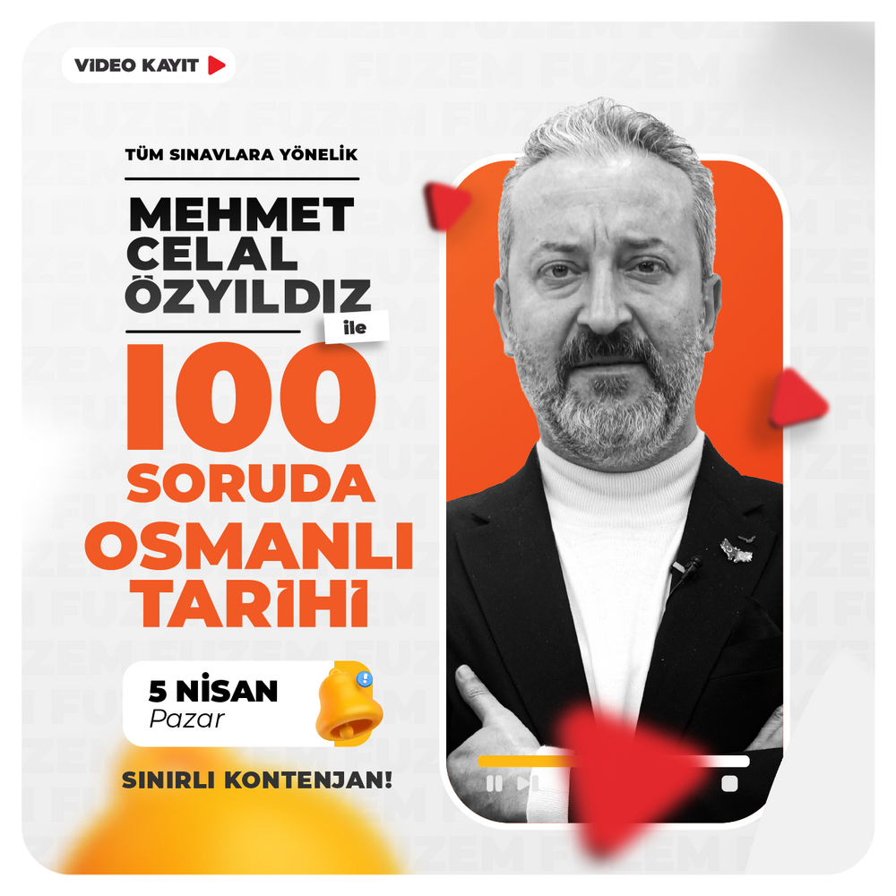 Mehmet Celal ÖZYILDIZ ile 100 Soruda Osmanlı Tarihi | Video Kayıt