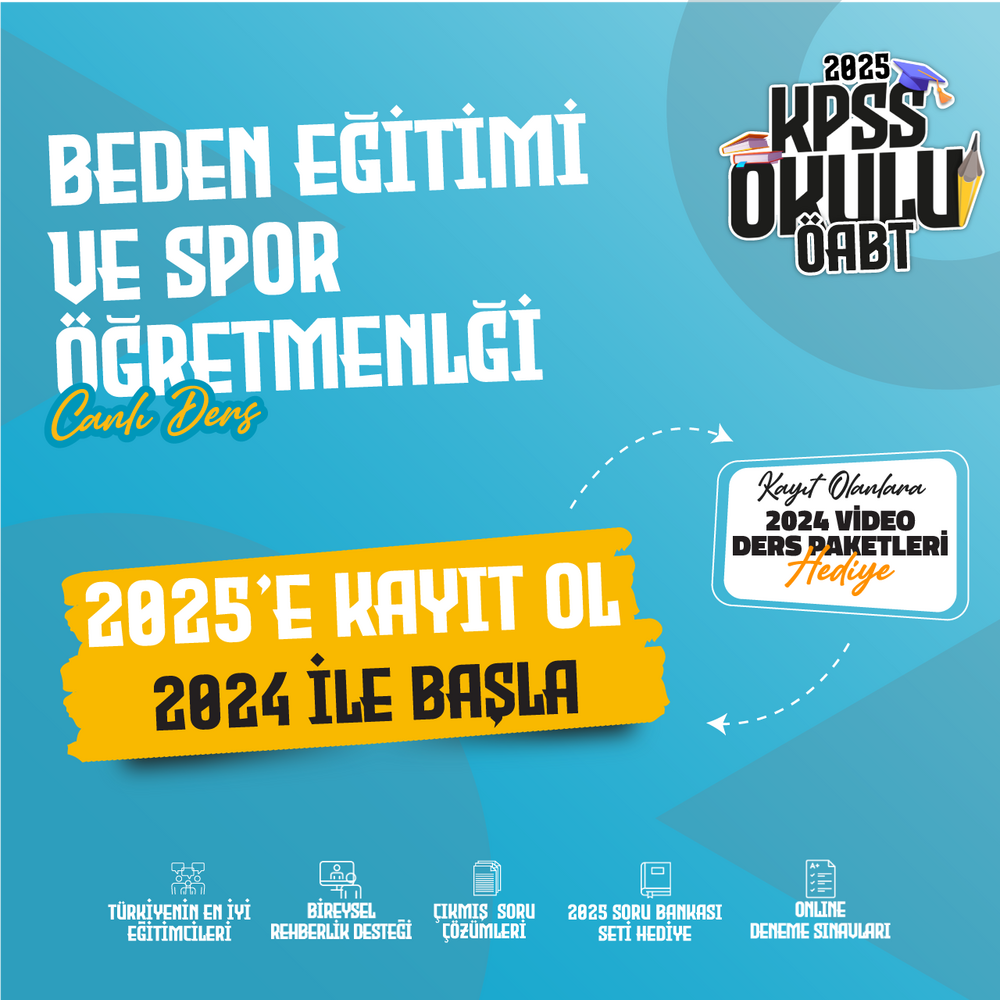 Beden Eğitimi Öğretmenliği ÖABT 2025 | Canlı Program