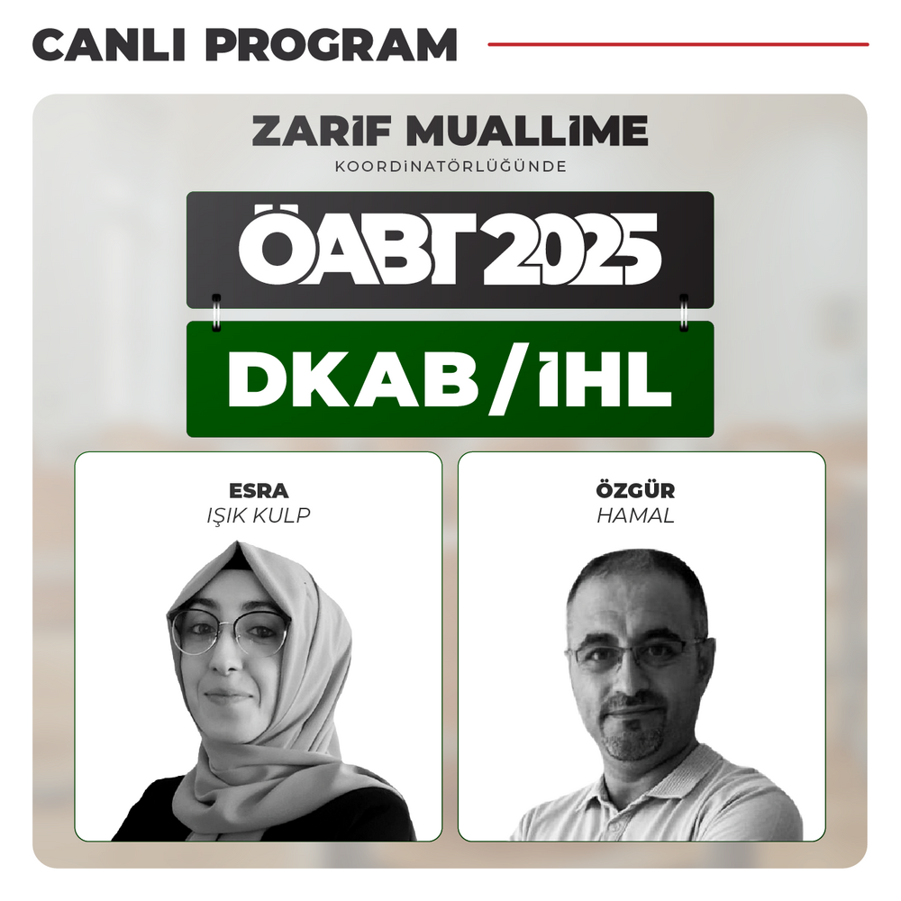 DKAB / İHL Öğretmenliği ÖABT 2025 | Canlı Program