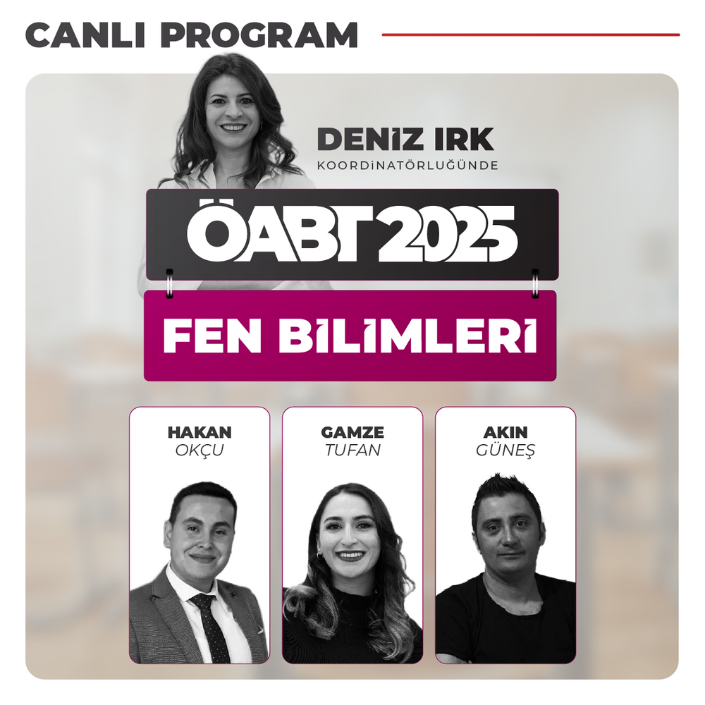 Fen Bilimleri Öğretmenliği ÖABT 2025 | Canlı Program