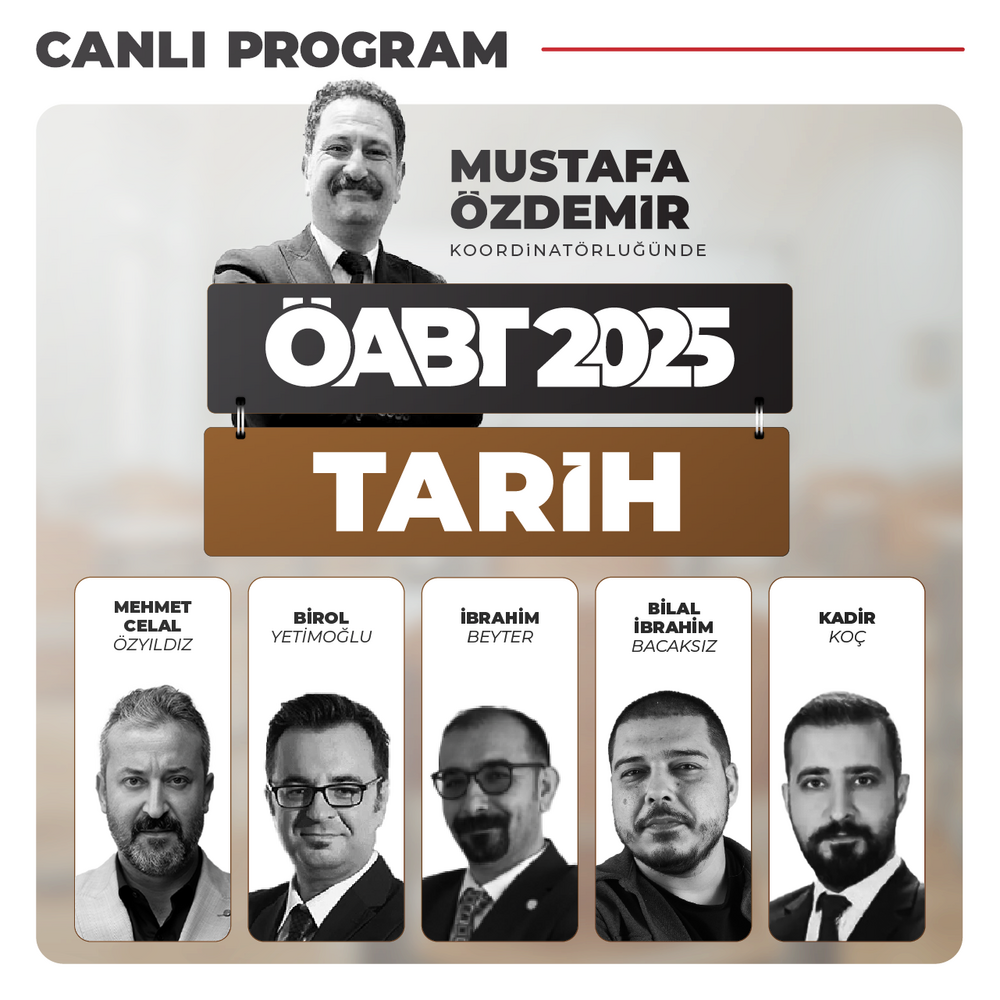 Tarih Öğretmenliği ÖABT 2025 | Canlı Program