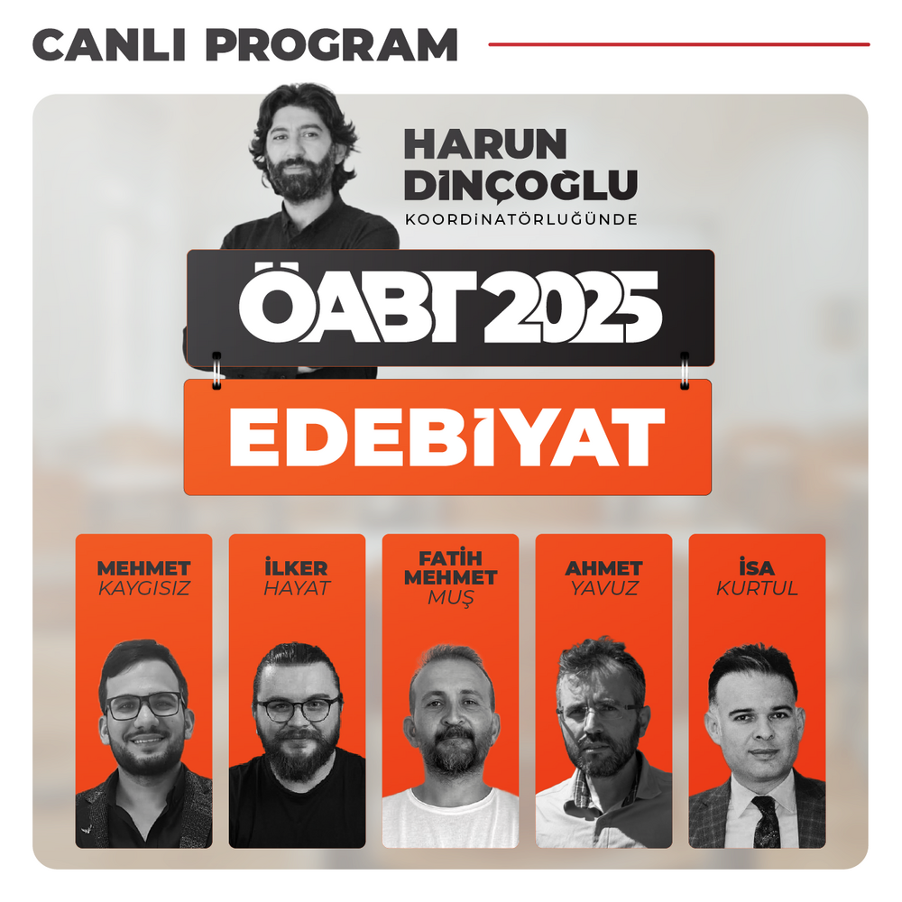 Türk Dili ve Edebiyatı Öğretmenliği ÖABT 2025 | Canlı Program