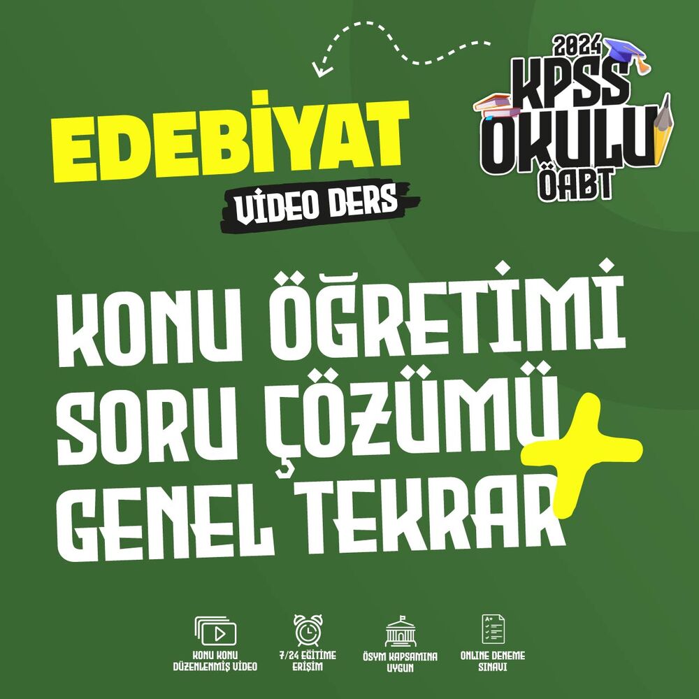Türk Dili ve Edebiyatı Öğretmenliği ÖABT 2024 - Video Ders
