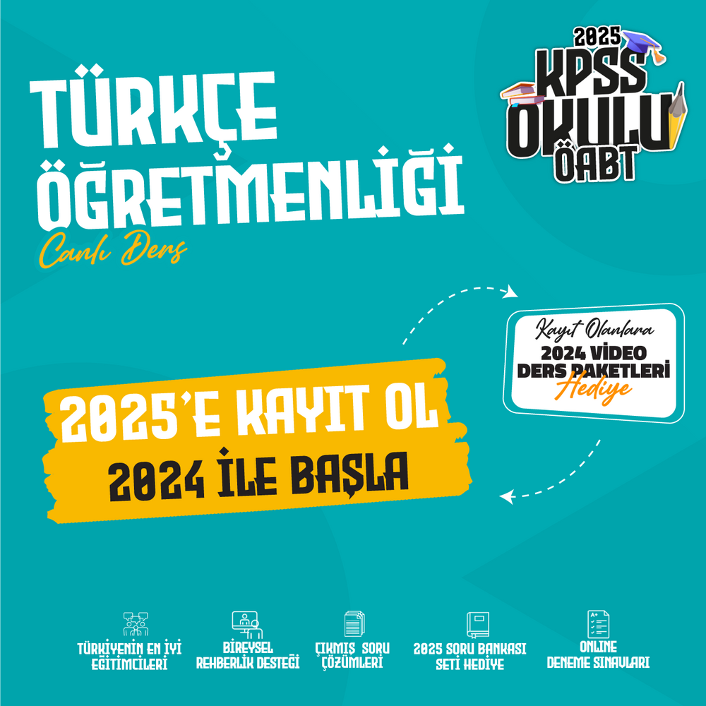 Türkçe Öğretmenliği ÖABT 2025 | Erken Kayıt