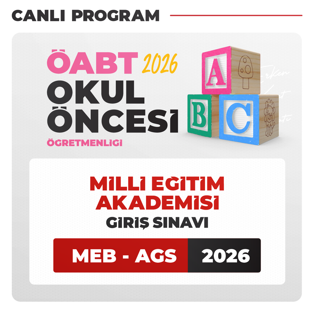 Okul Öncesi ÖABT + AGS 2026 | Canlı Program