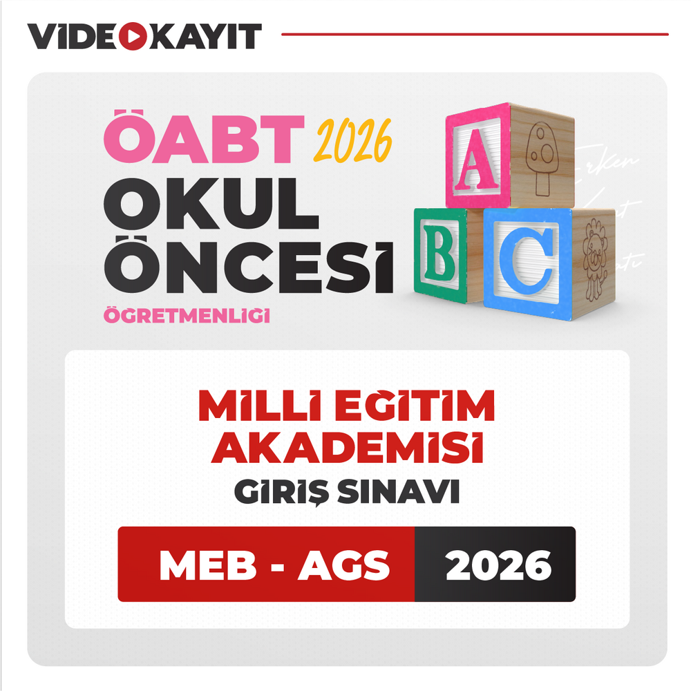 Okul Öncesi ÖABT + AGS 2026 | Video Kayıt
