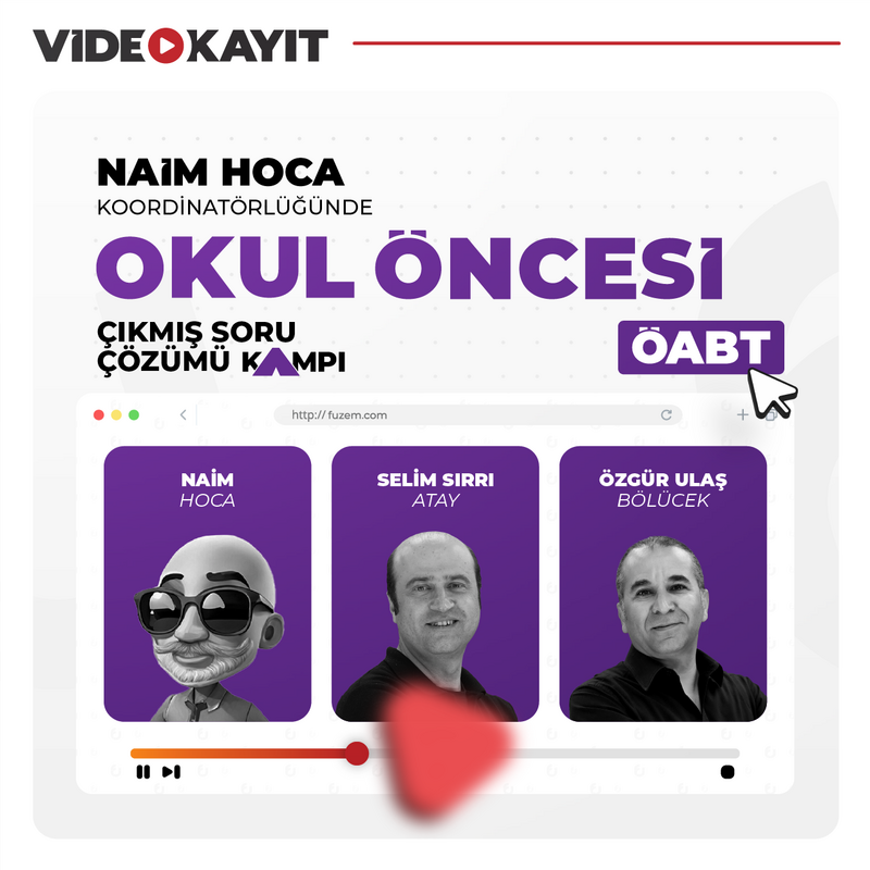 Farklı KPSS - Okul Öncesi ÖABT Çıkmış Soru Çözümü | Video Kayıt