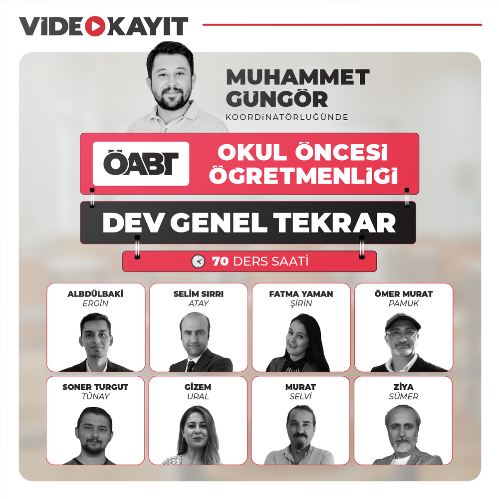 Okul Öncesi ÖABT DEV Genel Tekrar | Video Kayıt