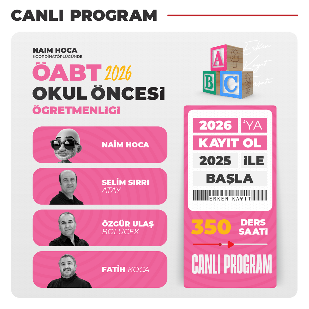 Okul Öncesi ÖABT 2026 | Canlı Program