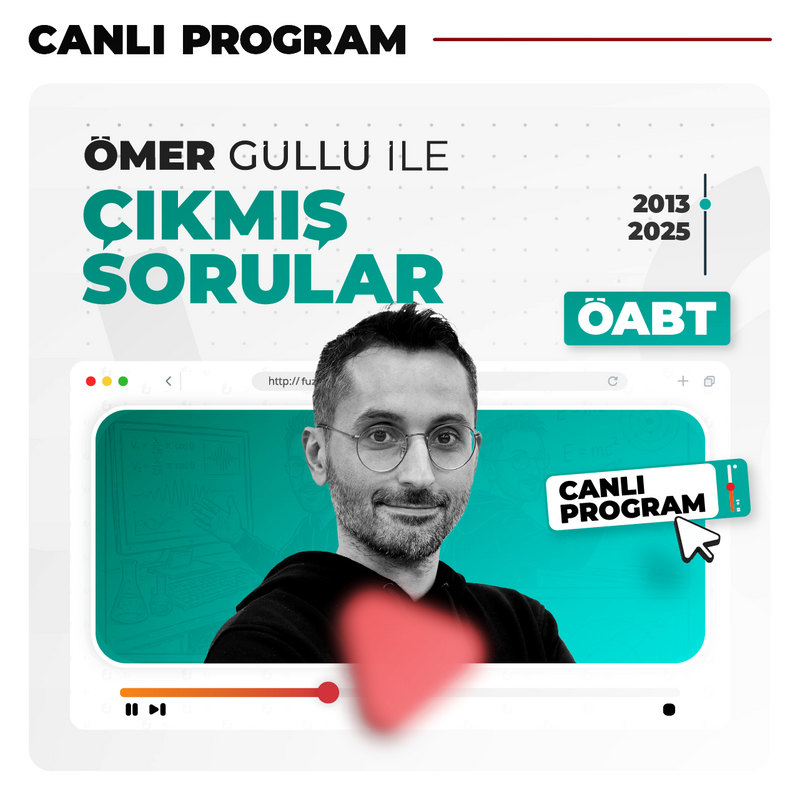 Farklı KPSS - Ömer Güllü ile Fizik ÖABT Çıkmış Soru Kampı | Canlı Program