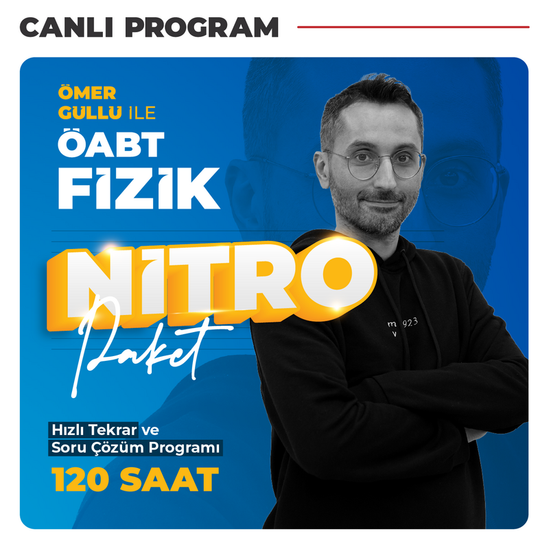 Farklı KPSS - Ömer Güllü ile Fizik ÖABT Nitro Paket 2026 | Canlı Program