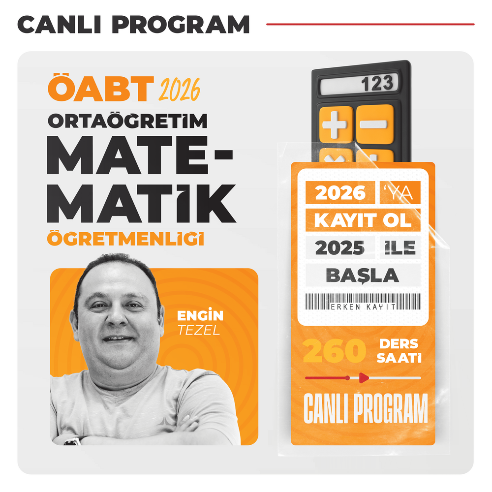 Ortaöğretim Matematik ÖABT 2026 | Canlı Program