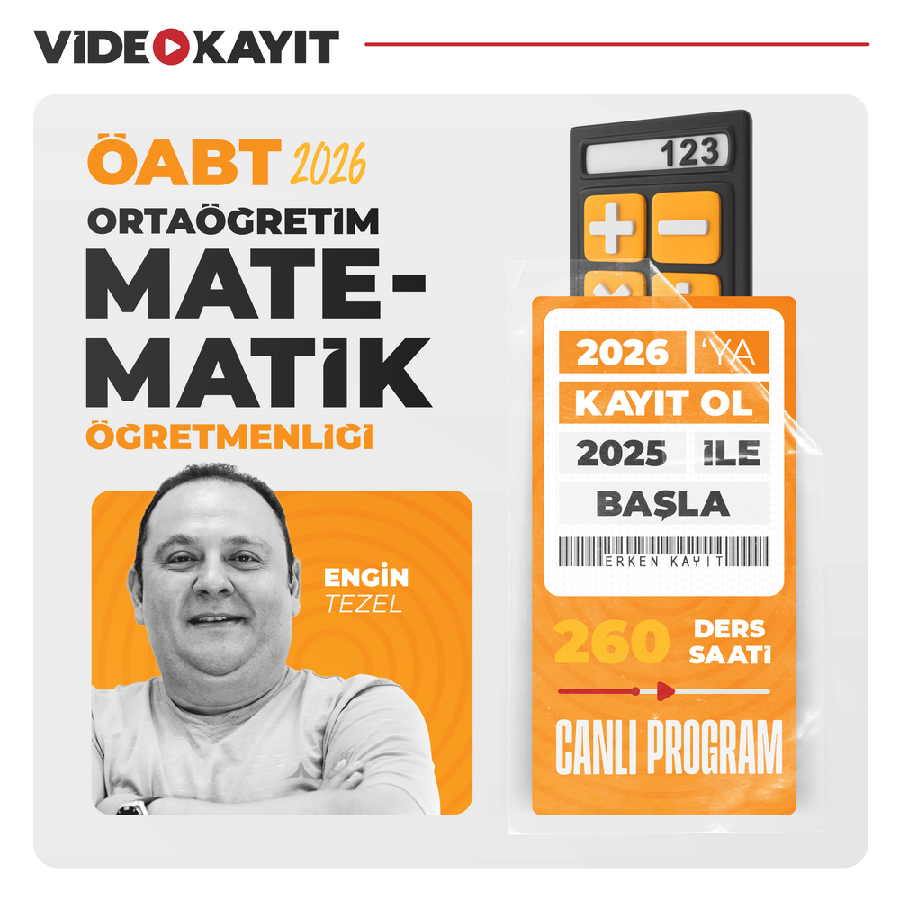 Ortaöğretim Matematik ÖABT 2026 | Video Kayıt