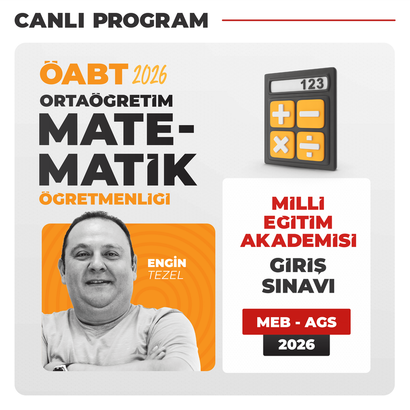 Ortaöğretim Matematik ÖABT + AGS 2026 | Canlı Program - Thumbnail