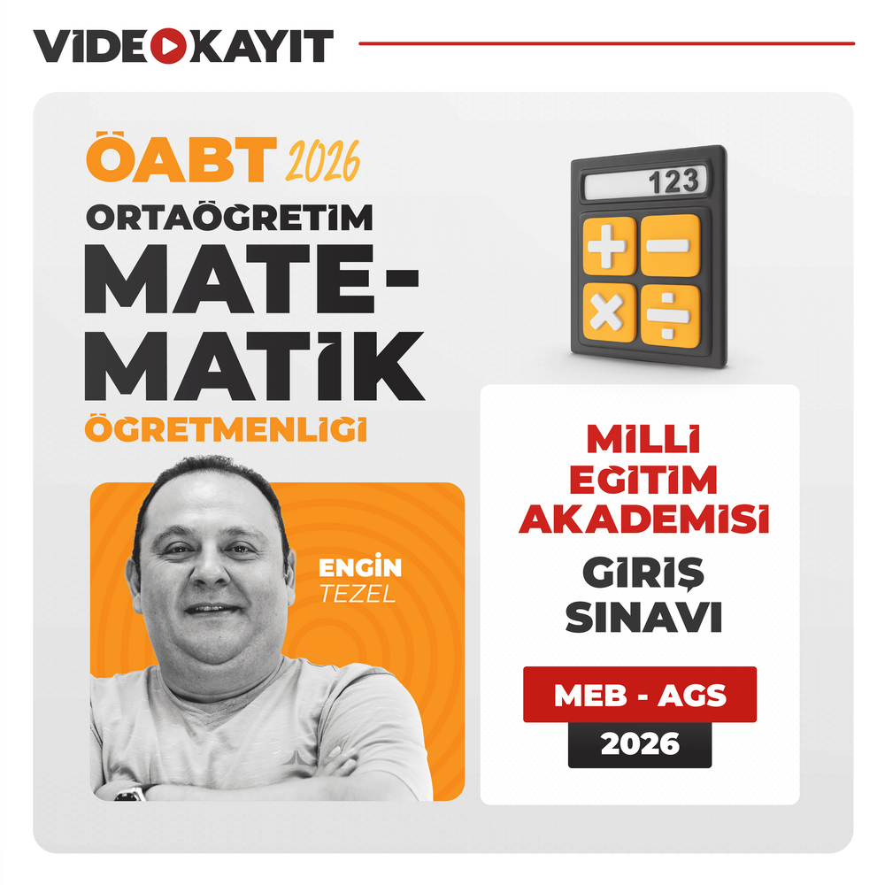 Ortaöğretim Matematik ÖABT + AGS 2026 | Video Kayıt