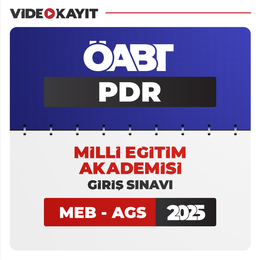 PDR ÖABT 2025 + AGS 2025 | Video Kayıt