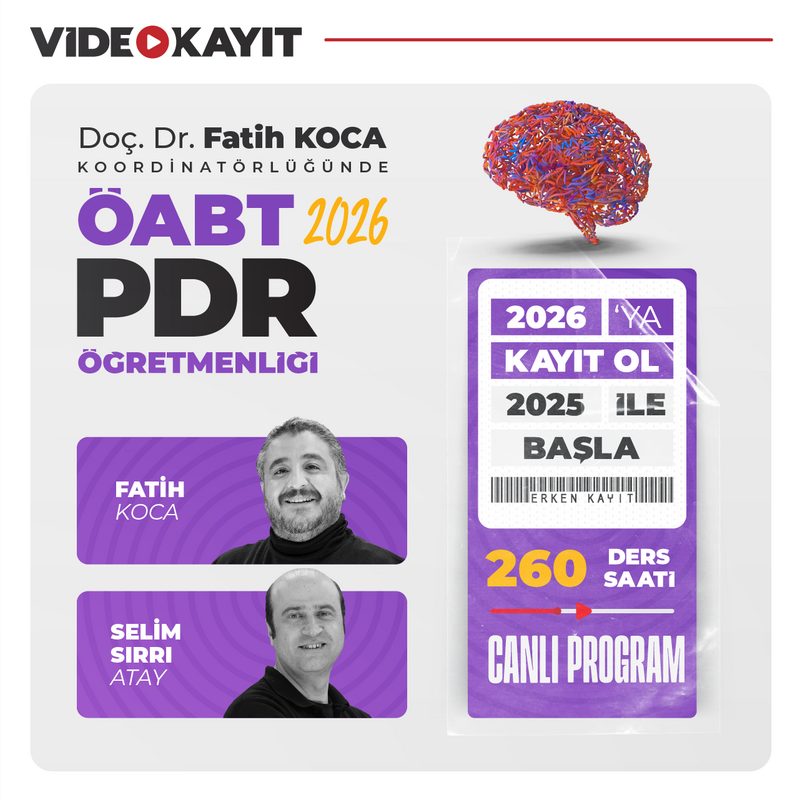 Farklı KPSS - PDR ÖABT 2026 | Video Kayıt