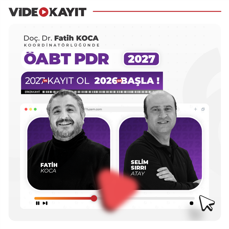 Farklı KPSS - PDR ÖABT 2027 | Video Kayıt