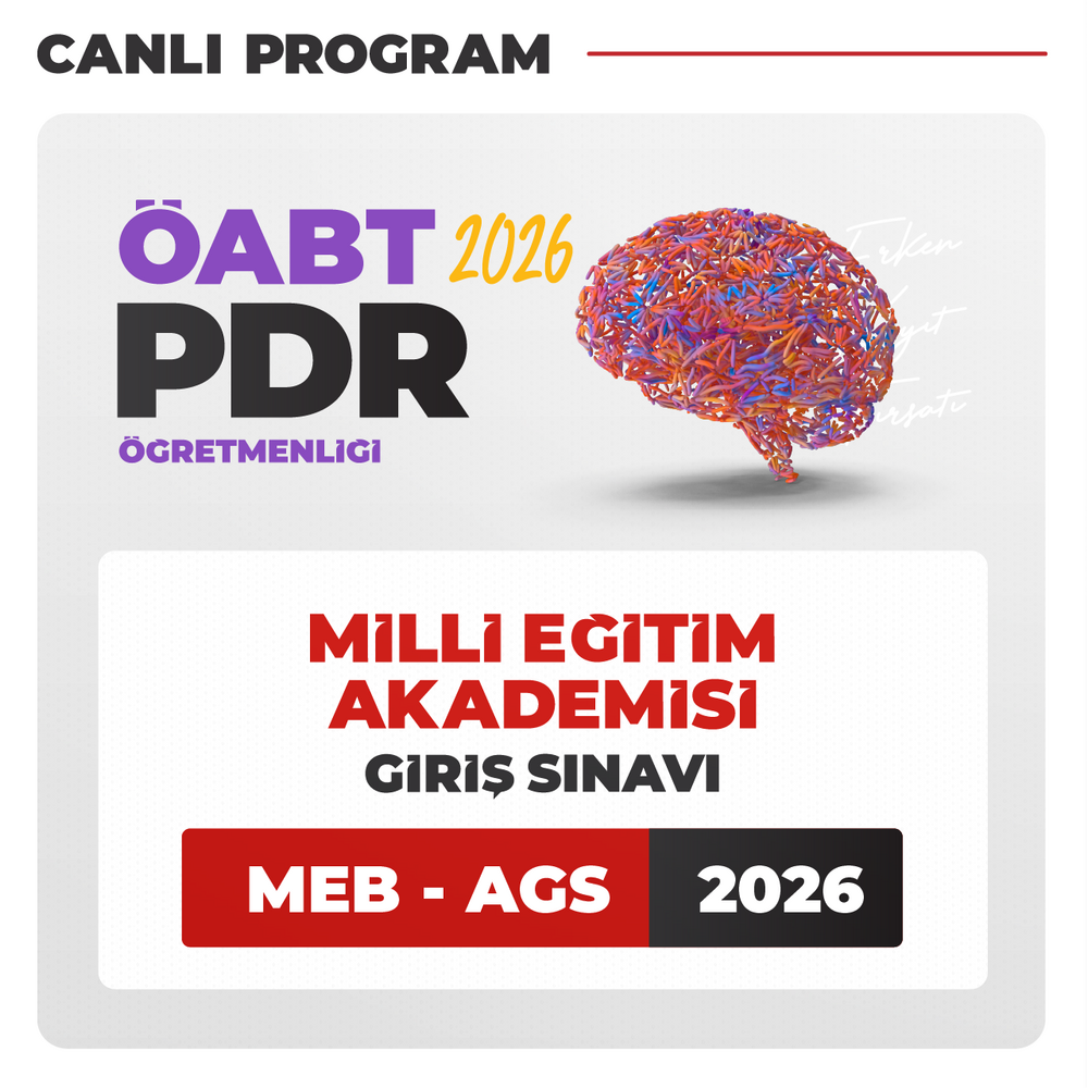 PDR ÖABT + AGS 2026 | Canlı Program