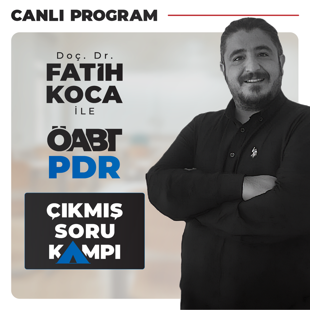PDR ÖABT Çıkmış Soru Kampı | Canlı Program