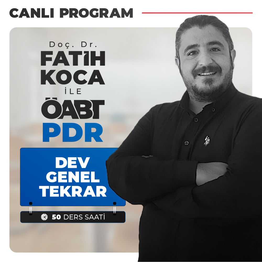 PDR ÖABT DEV Genel Tekrar | Canlı Program